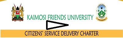 Kaimosi Friends University Service Charter Audio