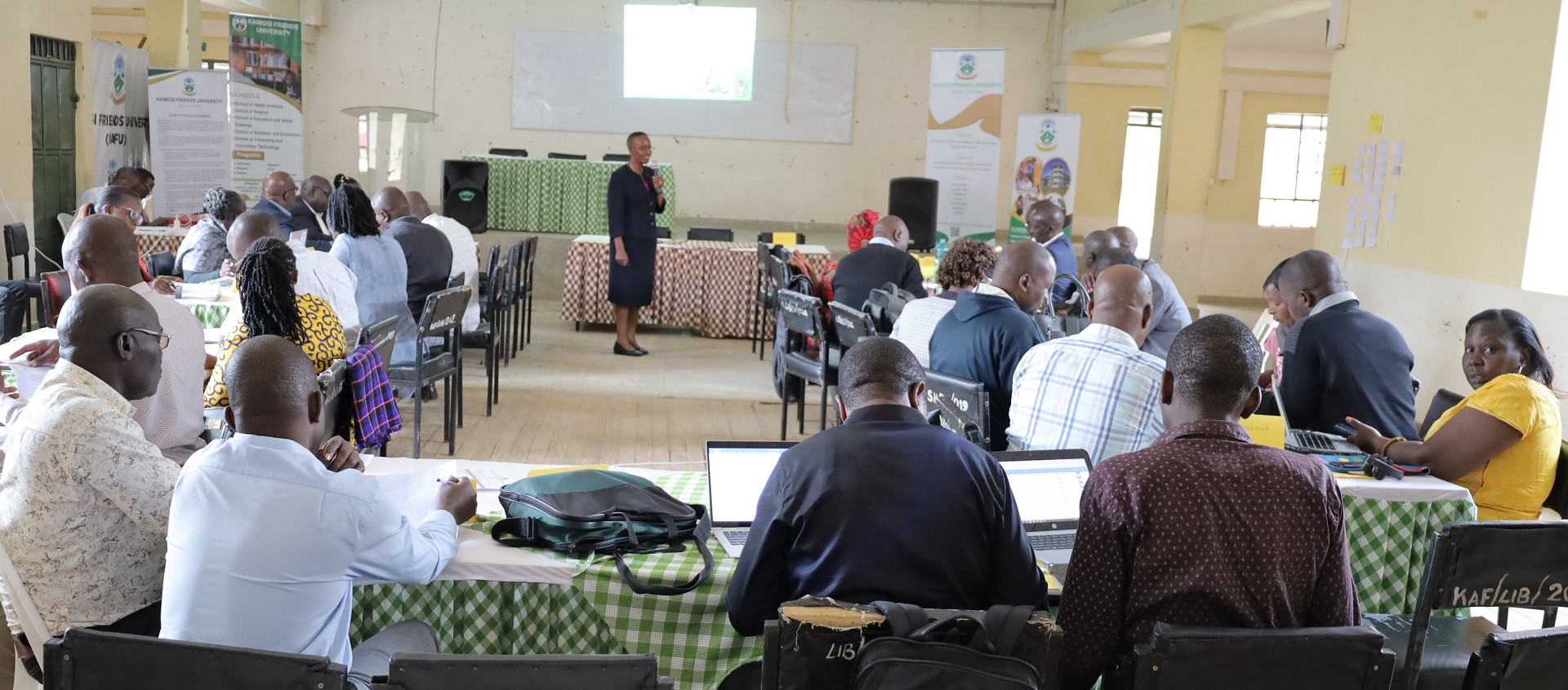 CBC expert inducting KAFU staff during the CBC workshop